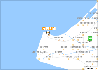 map of Kyllíni