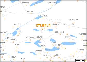 map of Kylmälä