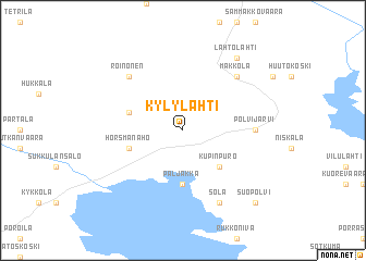 map of Kylylahti