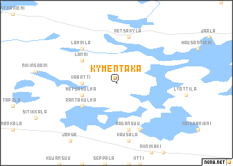 map of Kymentaka