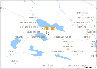 map of Kymmen