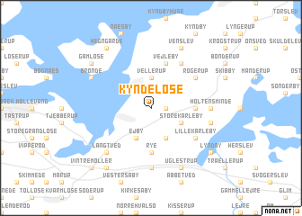 map of Kyndeløse