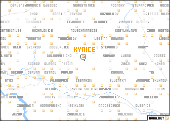 map of Kynice