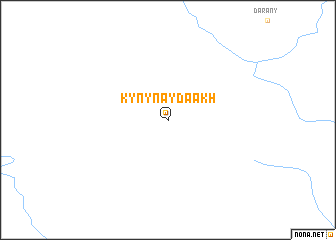map of Kynynaydaakh