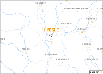 map of Kyogle