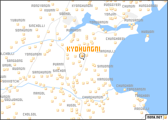 map of Kyŏhŭng-ni