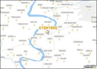 map of Kyohyang