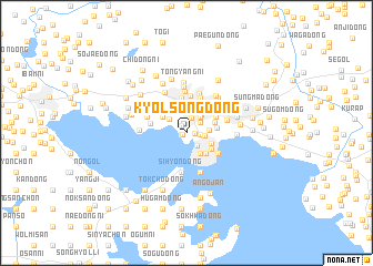 map of Kyŏlsŏng-dong