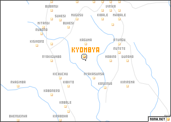 map of Kyombya