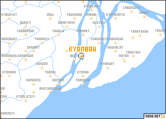 map of Kyònbaw