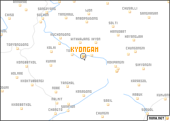 map of Kyŏngam