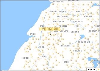 map of Kyŏngbang