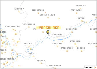 map of Kyŏnghŭng-ni