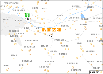 map of Kyŏngsan