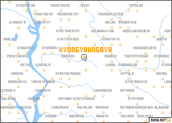 map of Kyongyaungbya