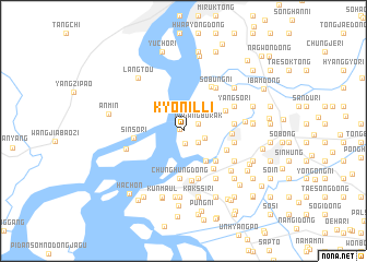 map of Kyŏnil-li