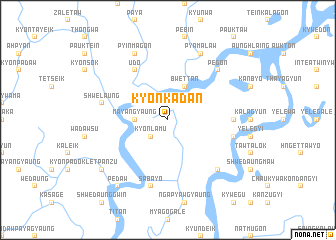 map of Kyonkadan