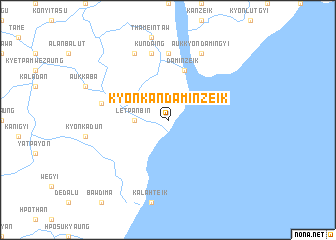 map of Kyônkan Daminzeik