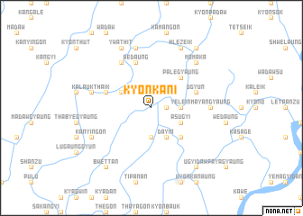 map of Kyonkani