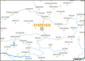 map of Kyonkyeik