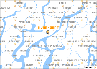 map of Kyonmange