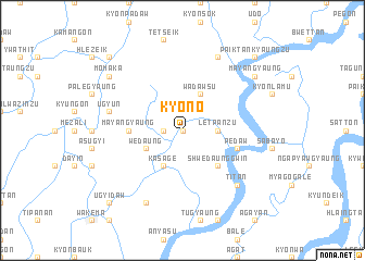 map of Kyon-o