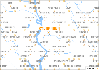 map of Kyonpa-nga