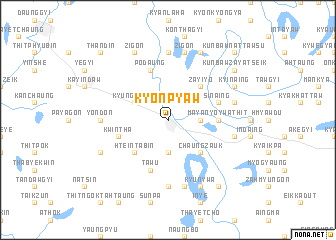 map of Kyonpyaw