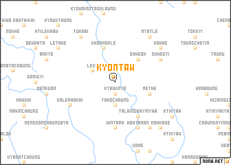 map of Kyontaw