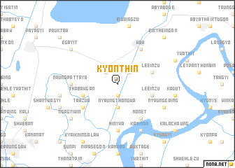 map of Kyonthin
