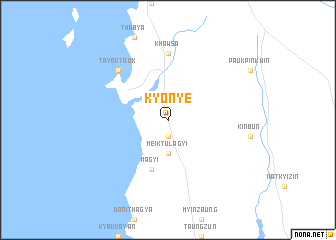 map of Kyon-ye