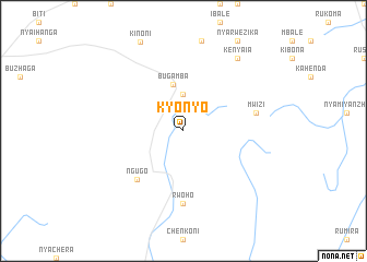 map of Kyonyo