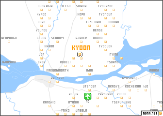 map of Kyoon