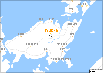 map of Kyōragi