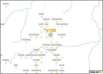 map of Kyor