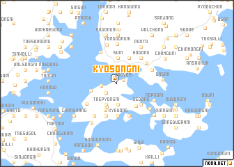 map of Kyosŏng-ni