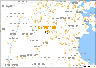 map of Kyosŏng-ni
