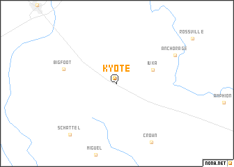 map of Kyote