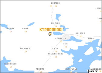map of Kypärämäki