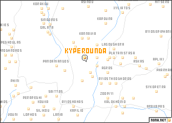 map of Kyperounda