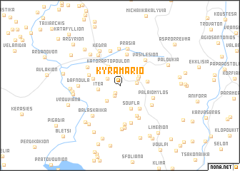 map of Kyrá Marió