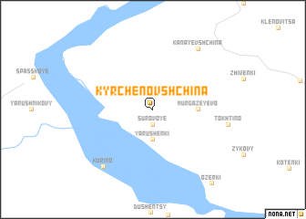 map of Kyrchenovshchina