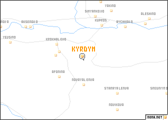 map of Kyrdym