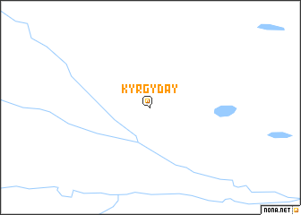 map of Kyrgyday