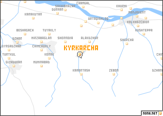 map of Kyrk-Archa