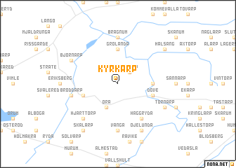 map of Kyrkarp