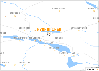 map of Kyrkbacken