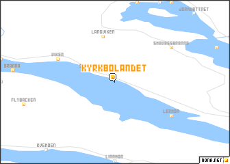 map of Kyrkbolandet