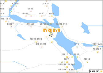 map of Kyrkbyn