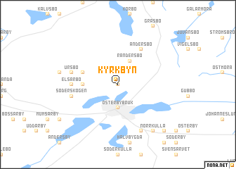 map of Kyrkbyn